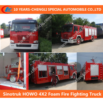 Главный sinotruk HOWO с колесной формулой 4х2 пены пожарных